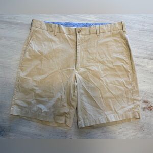 Summer comfort  Peter Millar Light Tan Flat Front Shorts